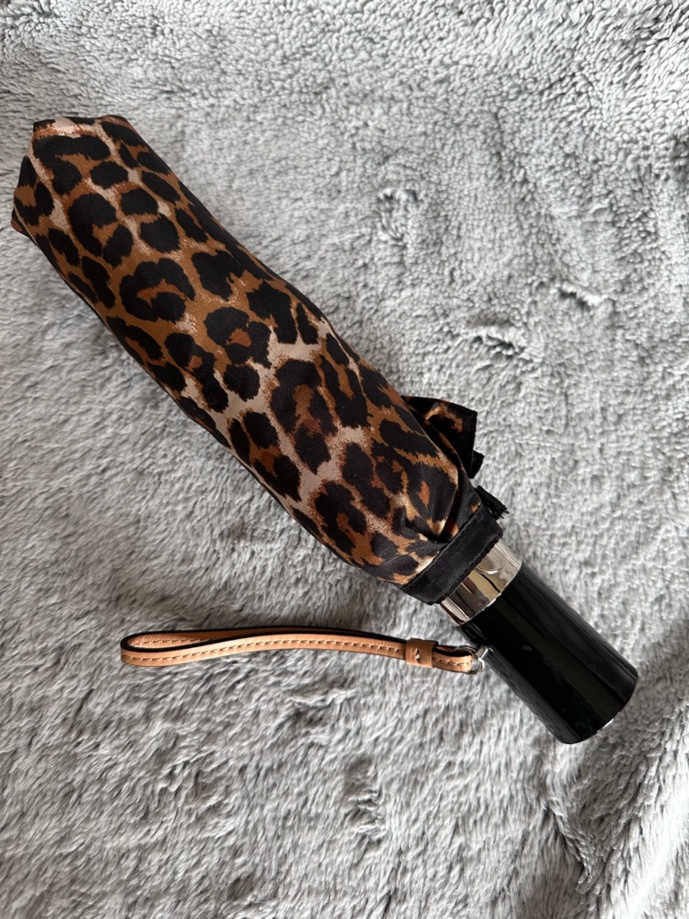 Coach Peyton Ocelot Print Mini Umbrella F62963